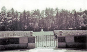 the cemetery gates