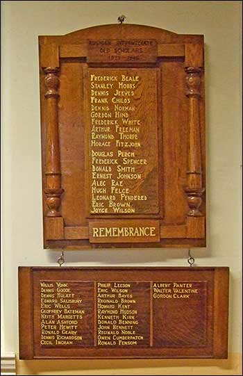 The Roll of Honour Boards