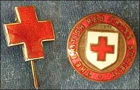 stick pin and badge