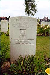 Jack's gravestone