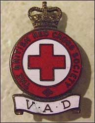 V A D Badge
