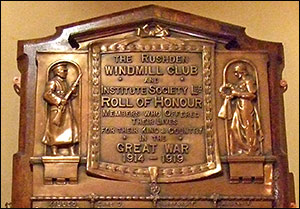 Detail of the Roll of Honour