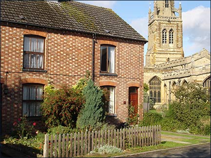 St.Mary's Church, Rushden, from Park Place (in 2008)