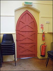 the door