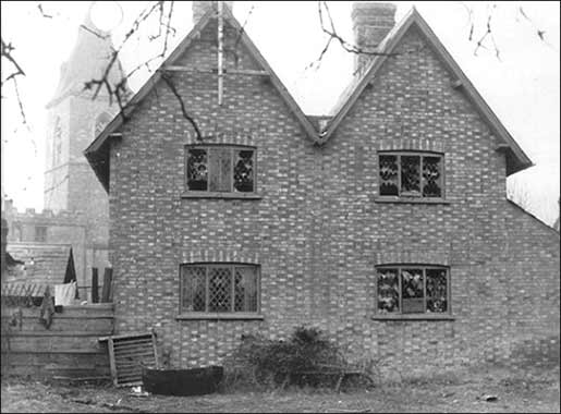 Cottages opposite the church