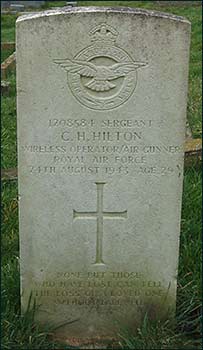 The grave stone in Yelden church yard