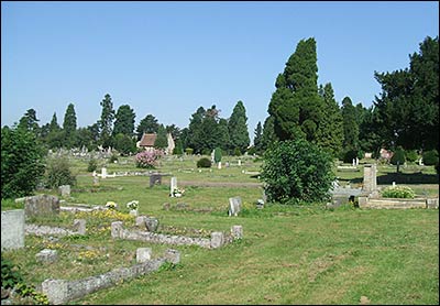 From H Section across E Section towards the chapel