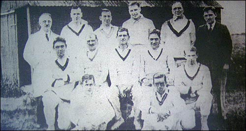 Baptist Cricket Club in May 1930