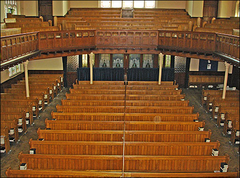 view from the choir stalls
