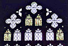 North Aisle Window showing the figures 