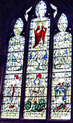 The south window commemorating Randall Mason