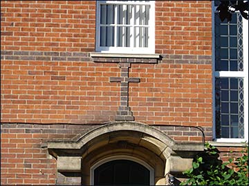 Detail of doorway of First Vicarage
