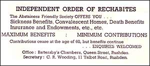 Rechabites advert