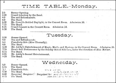 timetable