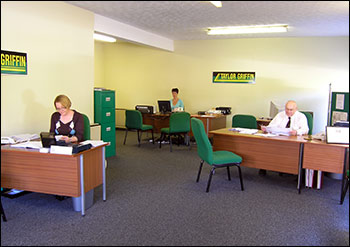 Inside the office