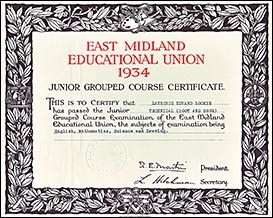 1934 certificate