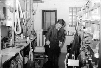 Bill in his workshop