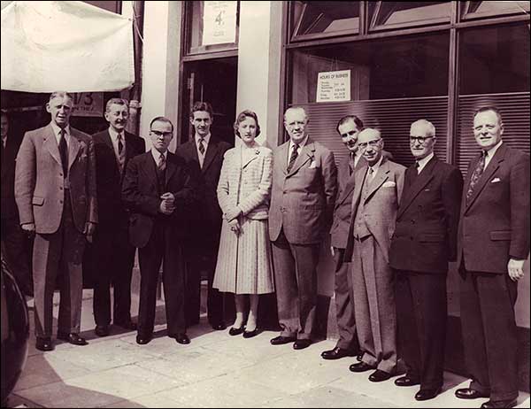 At the opening May 1958