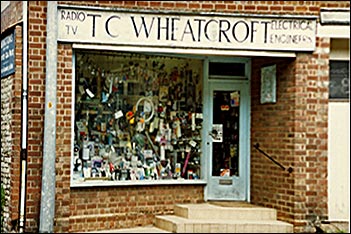 T. C. Wheatcroft, electrical shop in Church Street.