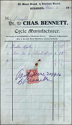 1916 receipt