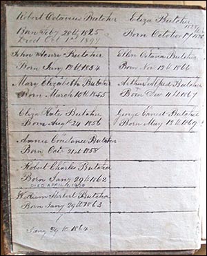 Inside the front cover