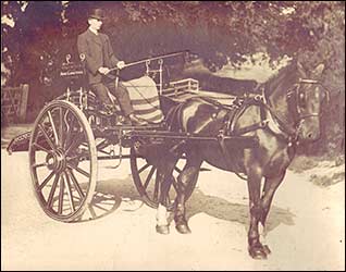 George Chettle's cart