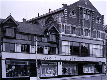 The old hall and drapery in about 1960