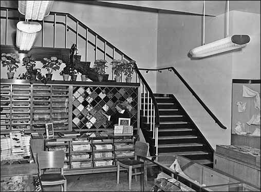 Haberdashery and the stairs