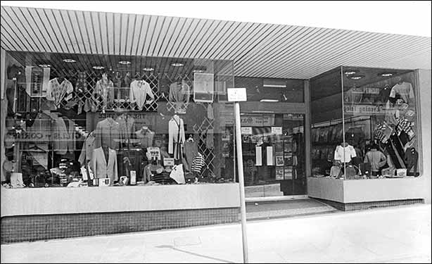 Display of men's wear