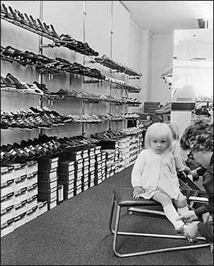 In the shoe department