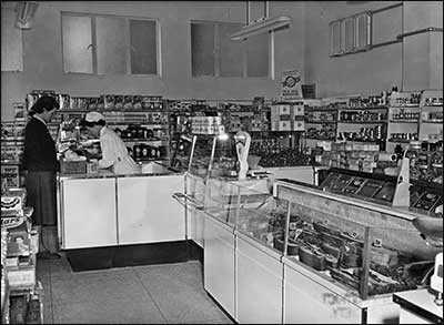 at the checkout