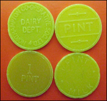 Plastic milk checks