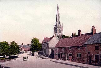 The cottages that once occupied the site