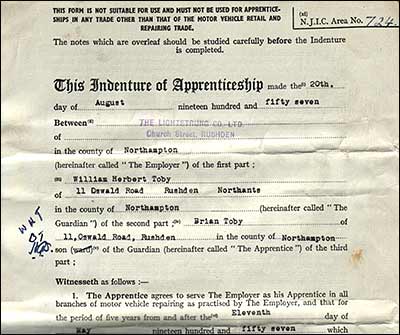 Apprenticeship document