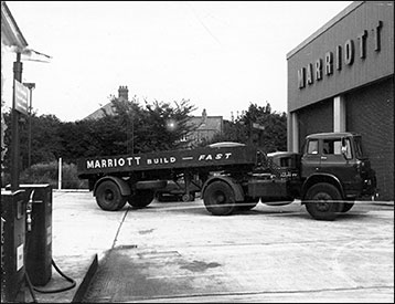 lorry in the yard