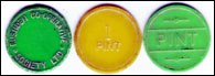 Milk tokens from the 1960's
