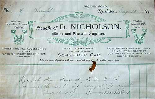 1917 receipt