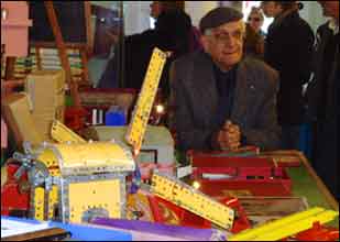 Jim with Meccano