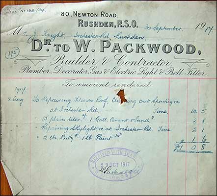 1917 invoice