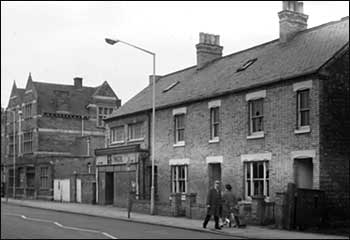 Shortly before demolition began