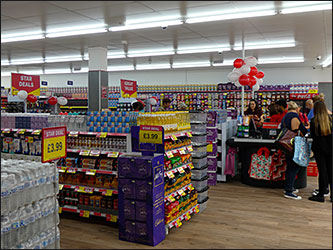 At the checkout.