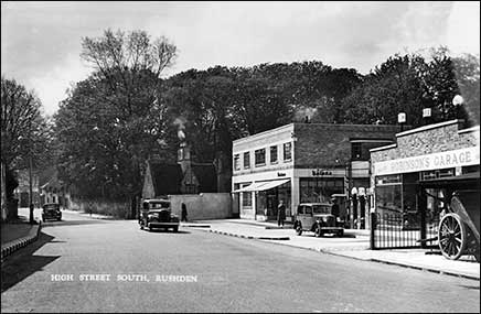 Robinson's Garage from a postcard