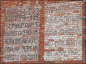 Painted advert still there in 2007