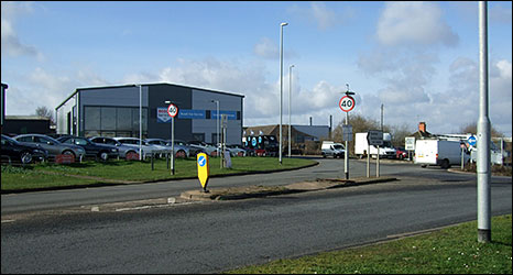 Sanders Lodge roundabout