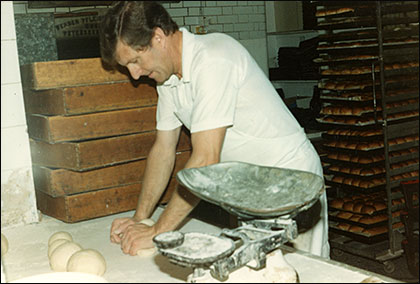 kneading dough