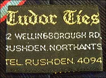 Tudor Ties label