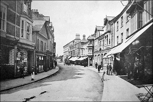 The High Street area around the hotel