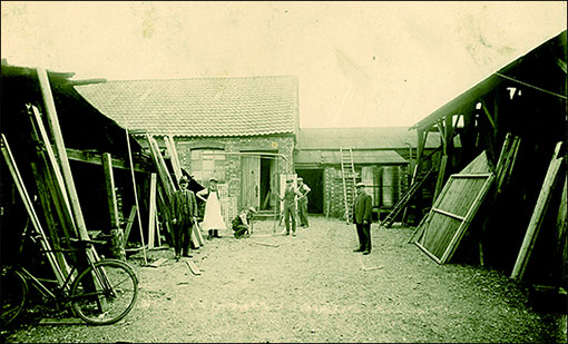 the yard