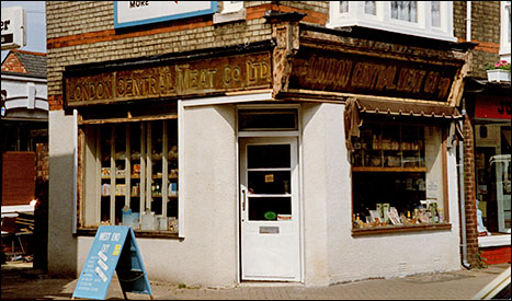 old name board uncovered in 1992