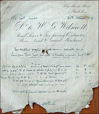 1919 invoice